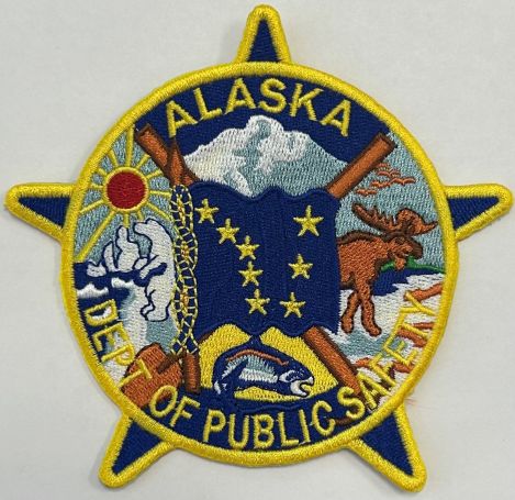 ALASKA DEPT OF PUBLIC SAFETY SHOULDER PATCH - SEW ON.